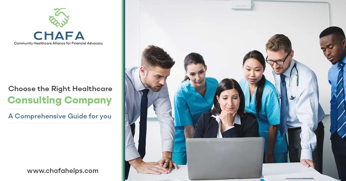 CHAFA helping healthcare organizations choose the right consulting company for financial advocac